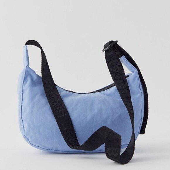 NWT Baggu Small Crescent Bag - Serenity Blue - Picture 3 of 7